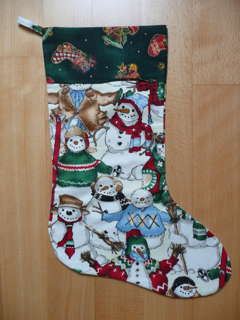 Botte de Noël blanche