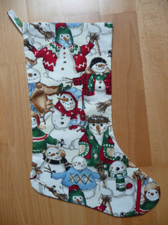 Botte de Noël bonshommes de neige