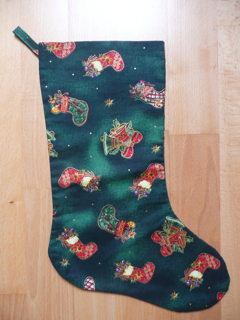 Botte de Noël verte