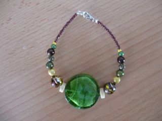 Bracelet tons verts
